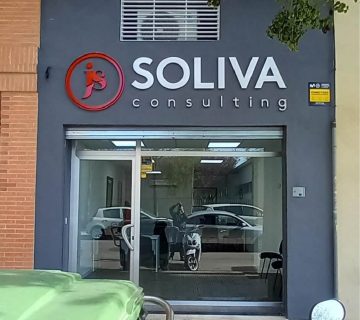 Fachada personalizada para el cliente Soliva Consulting