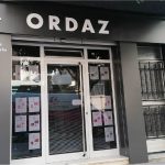Fachada moderna diseñada para Seguros Inmobiliaria Ordaz