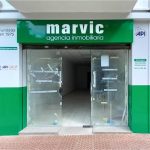Trabajo realizado en la fachada de Marvic Agencia Inmobiliaria